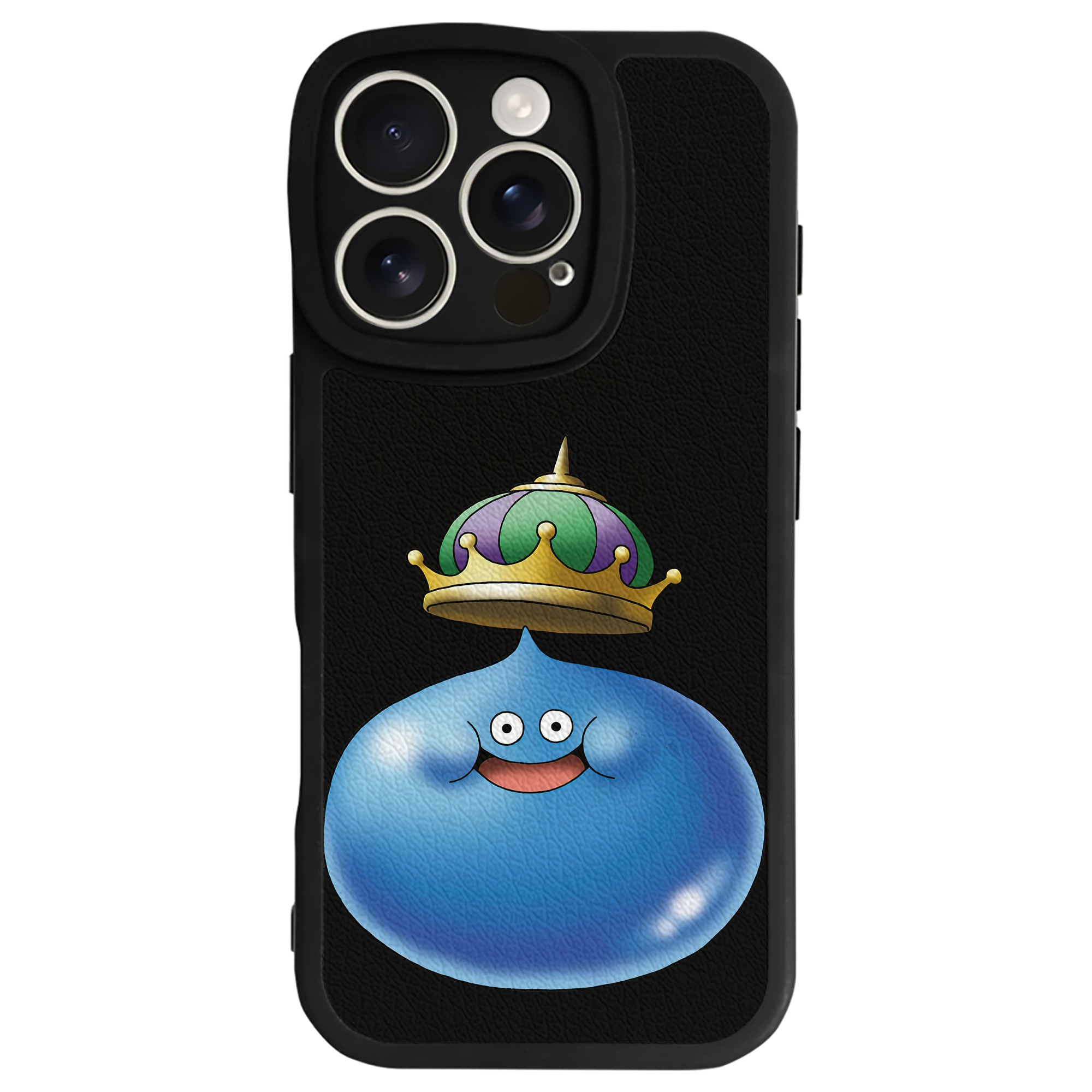 （画像用） ドラゴンクエスト Doragon Kuesuto Dragon Quest 【iPhone 16シリーズ対応】シリコンスマホケース（レザー調） 材質：シリコン